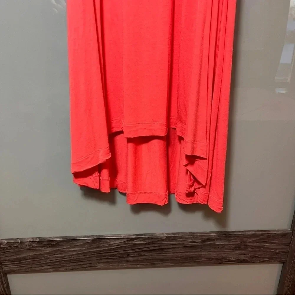 Gap Pink Tie Waist Sleeveless Dress XS High-Low Hem - Picture 8 of 8